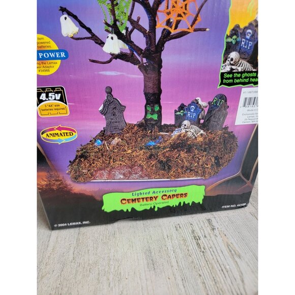 Spooky town lemax Cemetery Capers Halloween Village accessory - Picture 3 of 6